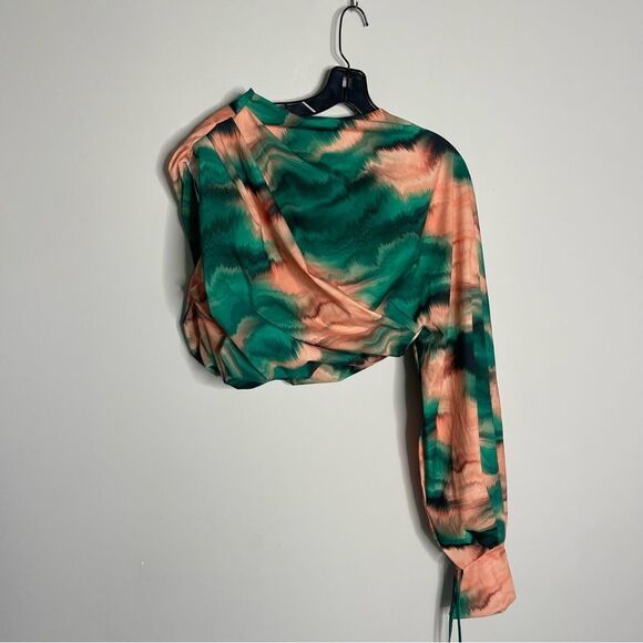 GIGIIS ASYMMETRICAL HALF SHOULDER BLOUSE TOP NWT - Picture 8 of 9